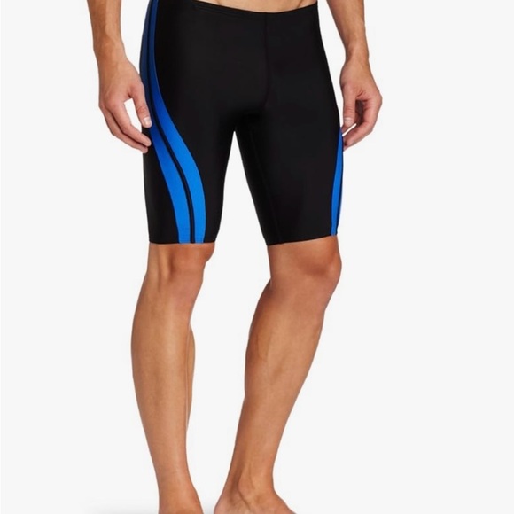 NWT The Finals Men's Black and Blue Swim Jammers Size 28 - Picture 1 of 10